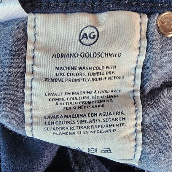 Adriano Goldschmied Anthropologie The Stevie Ankle Slim Straight Velvet Pants 25 - Picture 8 of 8